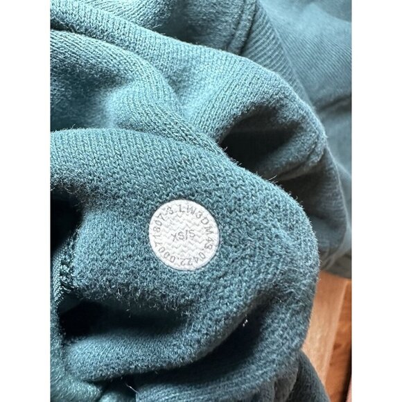 Lululemon Scuba Oversized Half-Zip Hoodie Green Jasper Size XS/Small - Picture 7 of 8